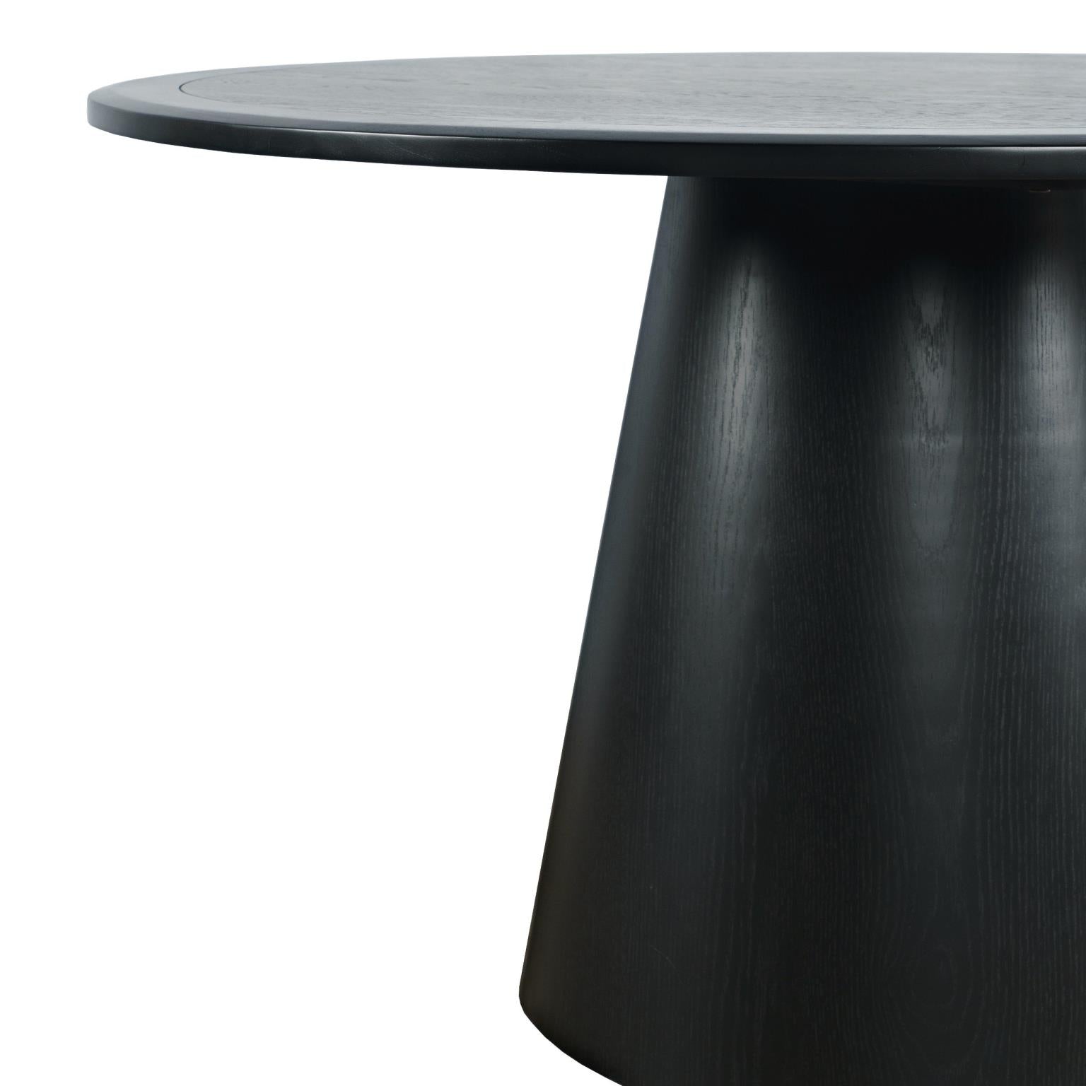 Stół okrągły Avola 127 cm – czarny Livin Hill – zdjęcie 4