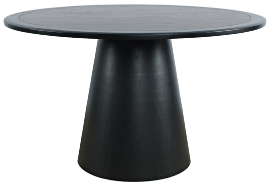 Stół okrągły Avola 127 cm – czarny Livin Hill