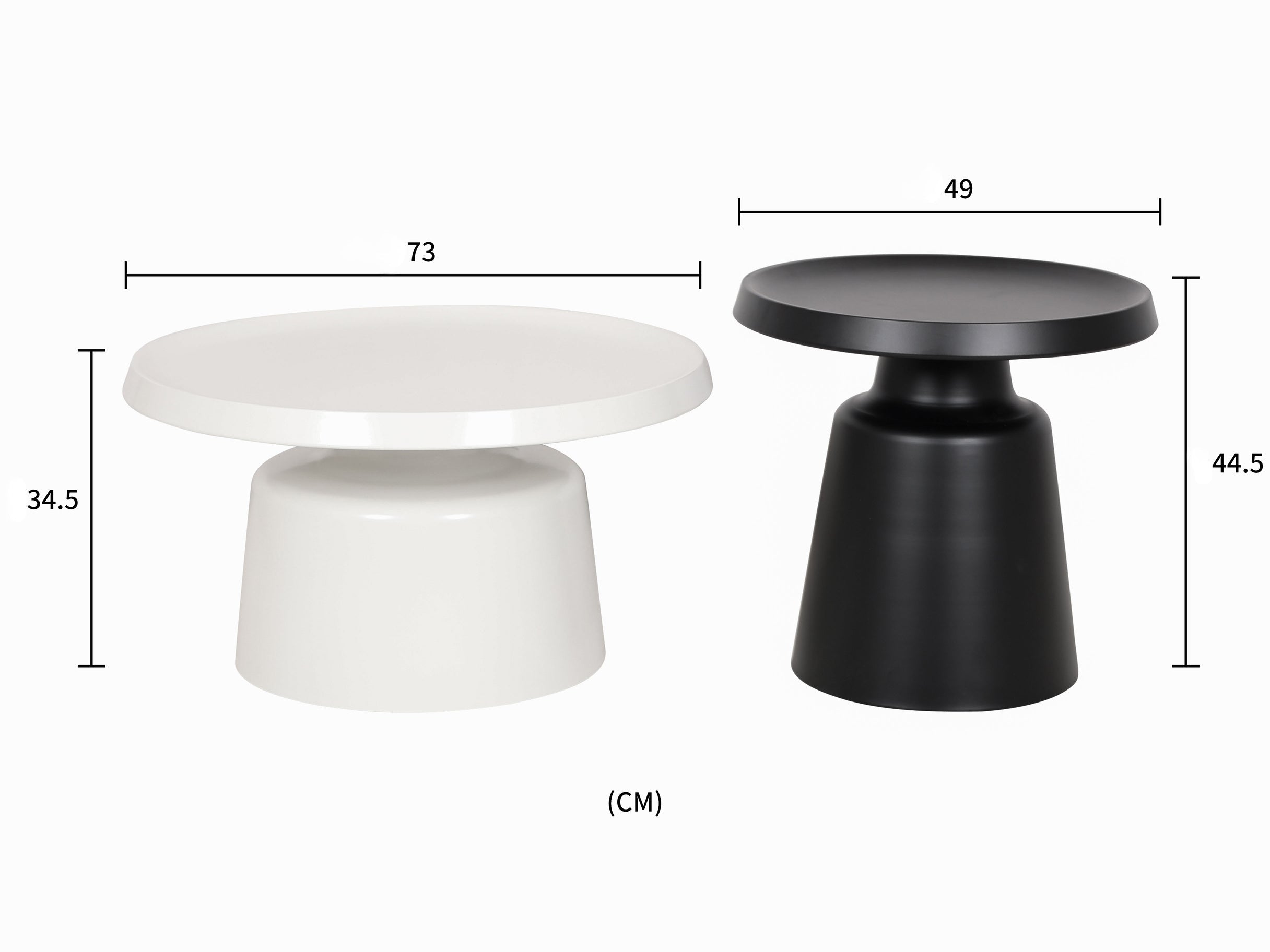 Zestaw stolików kawowych Modig 73/49 cm Livin Hill – zdjęcie 14