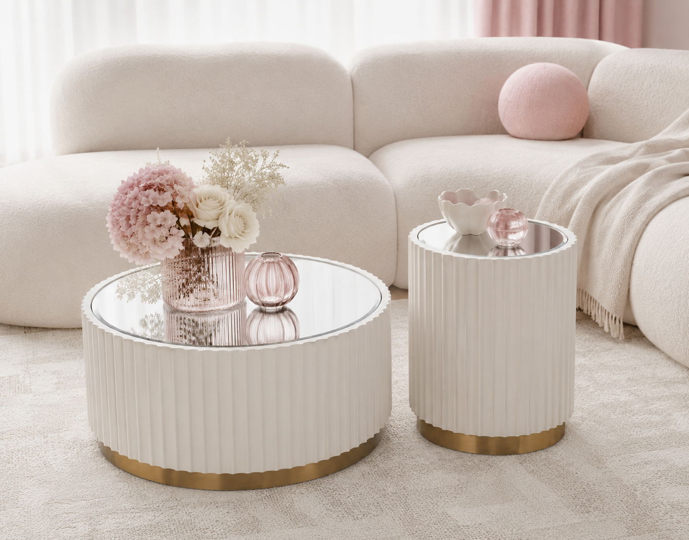 Zestaw stolików kawowych Stilig 90/45 cm Livin Hill – zdjęcie 16