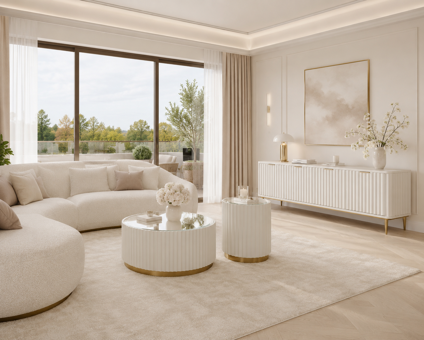 Zestaw stolików kawowych Stilig 90/45 cm Livin Hill – zdjęcie 18