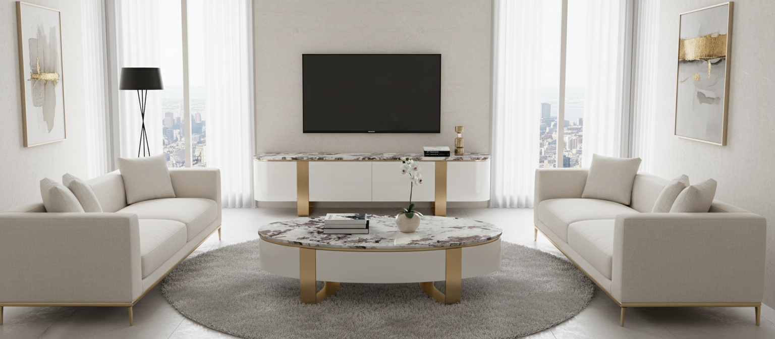 Stolik kawowy Stilig 150 × 80 cm Livin Hill – zdjęcie 10