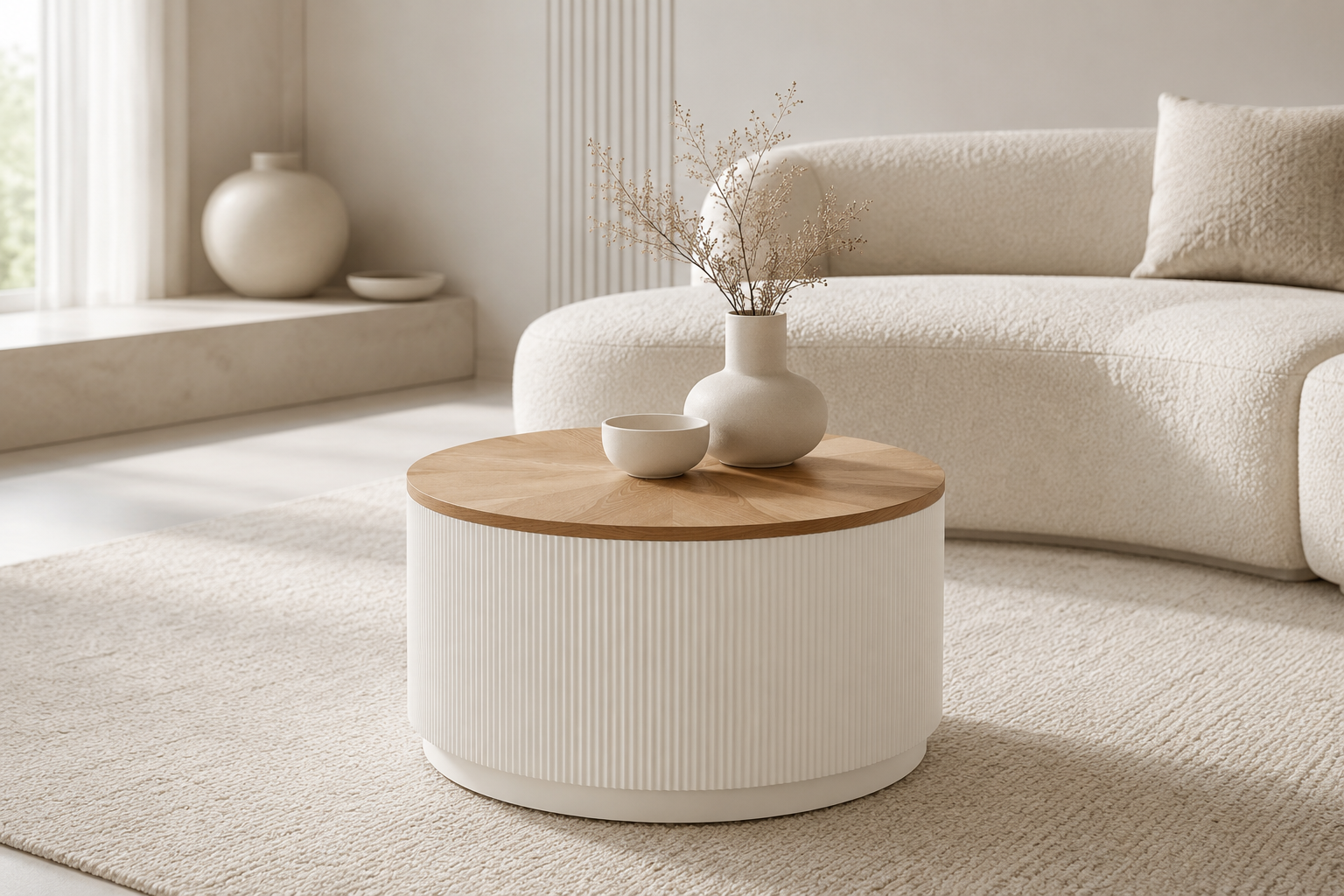 Stolik kawowy Stilig 80 cm z podnoszonym blatem Livin Hill – zdjęcie 7