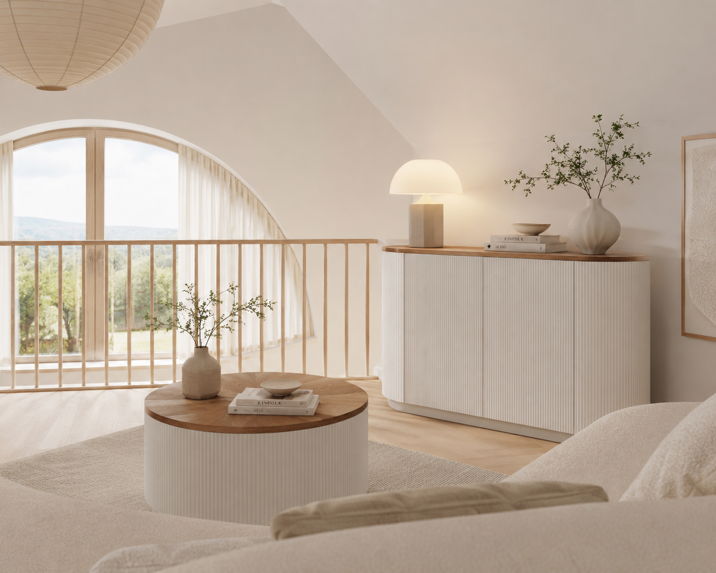 Komoda Stilig 120 cm – ecru Livin Hill – zdjęcie 13