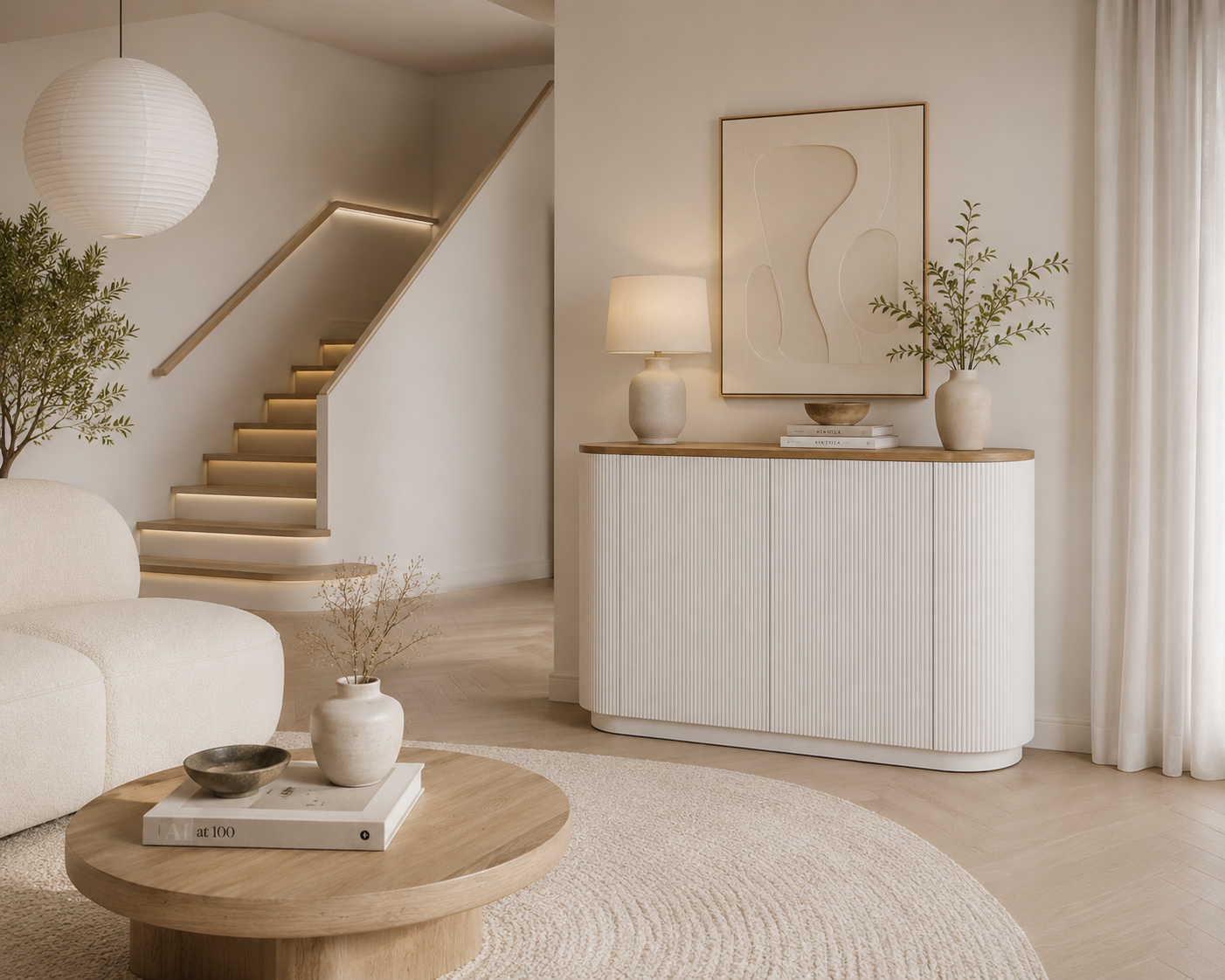 Komoda Stilig 120 cm – ecru Livin Hill – zdjęcie 9