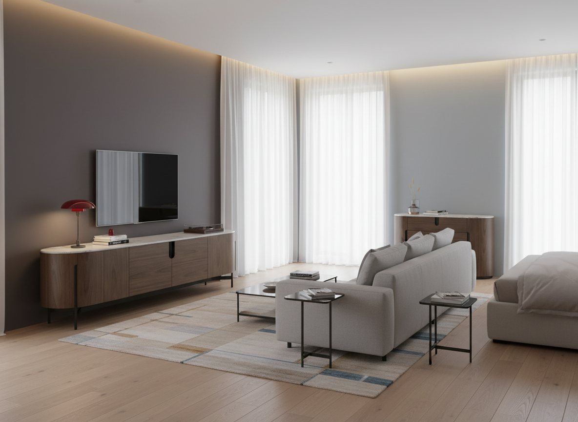 Szafka RTV Silario 220 cm Livin Hill – zdjęcie 11