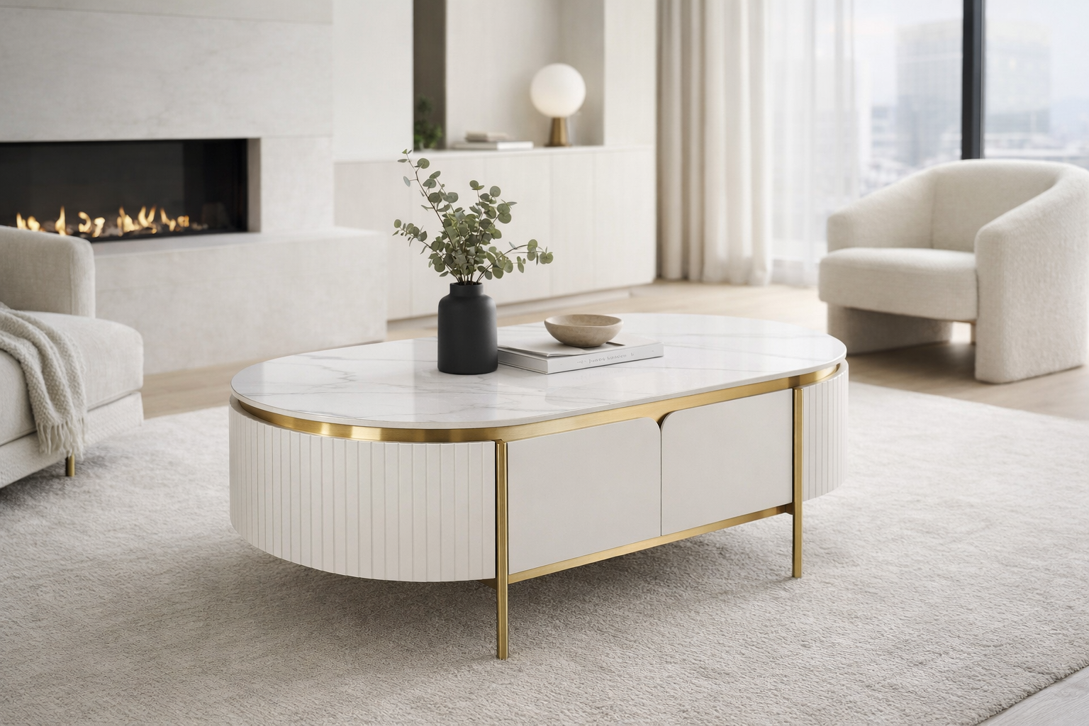 Stolik kawowy Stilig 122 × 71 cm Livin Hill – zdjęcie 9