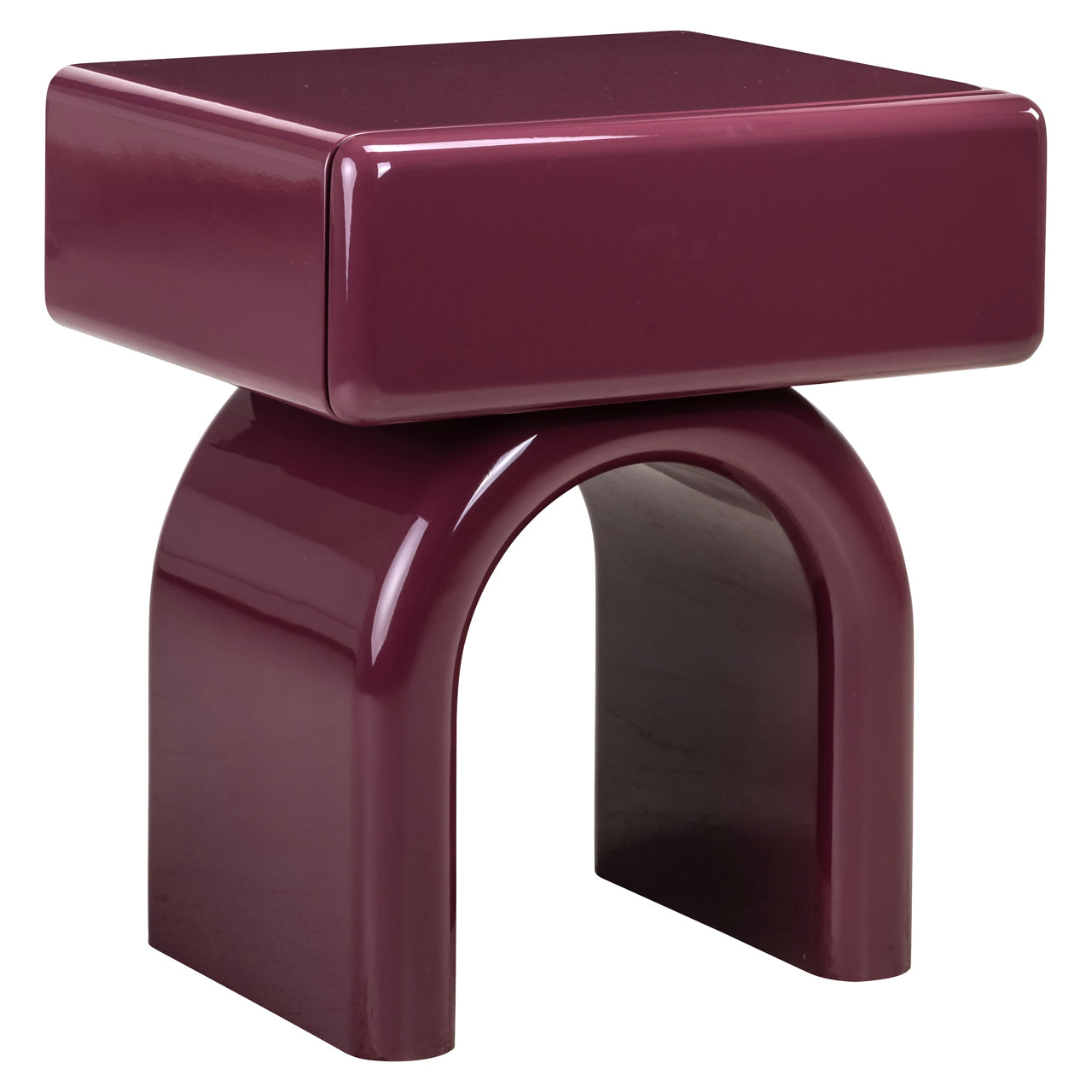 Szafka nocna Bennet Burgundy