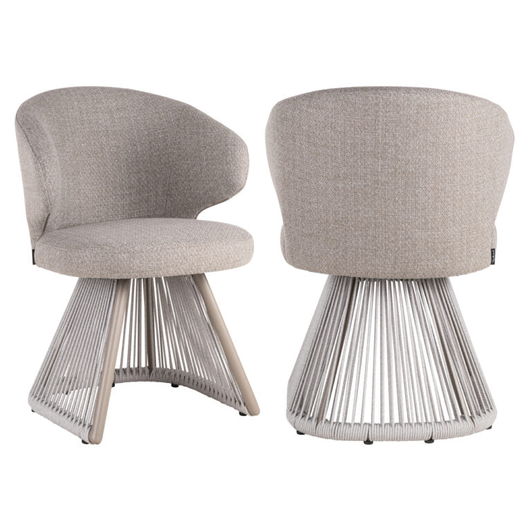 Krzesło ogrodowe Nuba Greige Alpine – Richmond Interiors