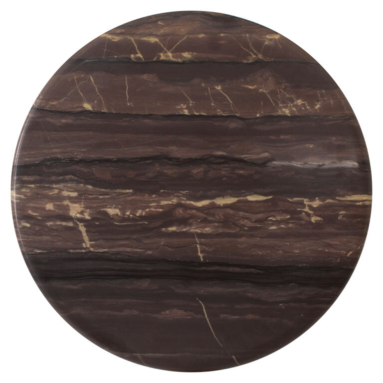 Stolik kawowy Menton bordowy – zestaw 2 szt. – Richmond Interiors