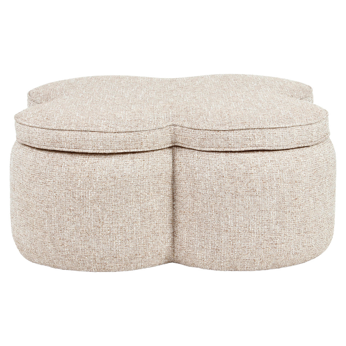 Corbeau Pouf & Footstool piaskowy tweed
