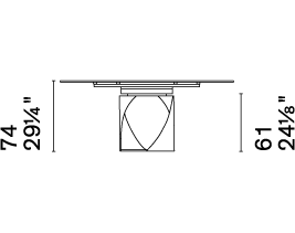 Stół rozkładany Cyclone – Calligaris