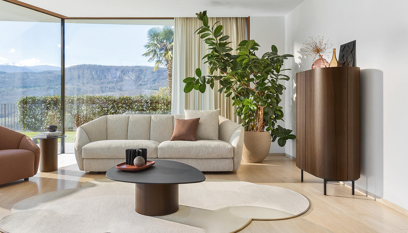 Komoda wysoka Lake 90 × 136 cm Calligaris