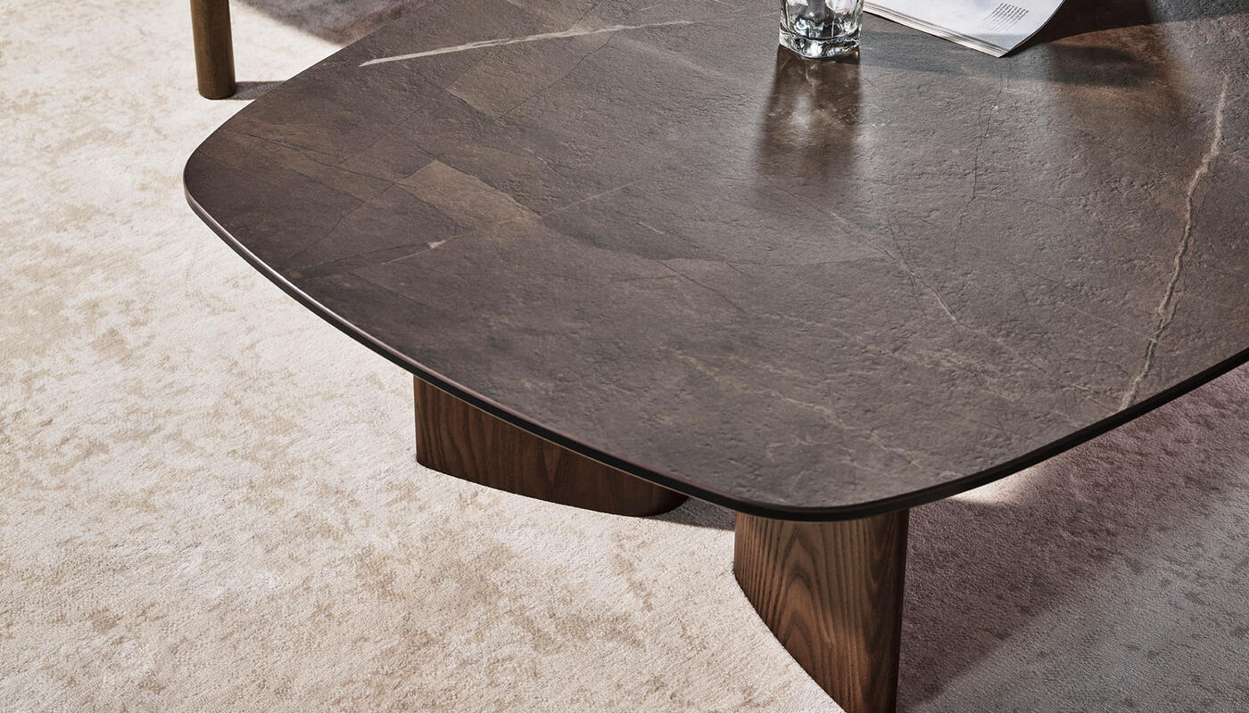 Stolik kawowy Sandy 130 × 80 cm, wysokość 38,5 cm Calligaris
