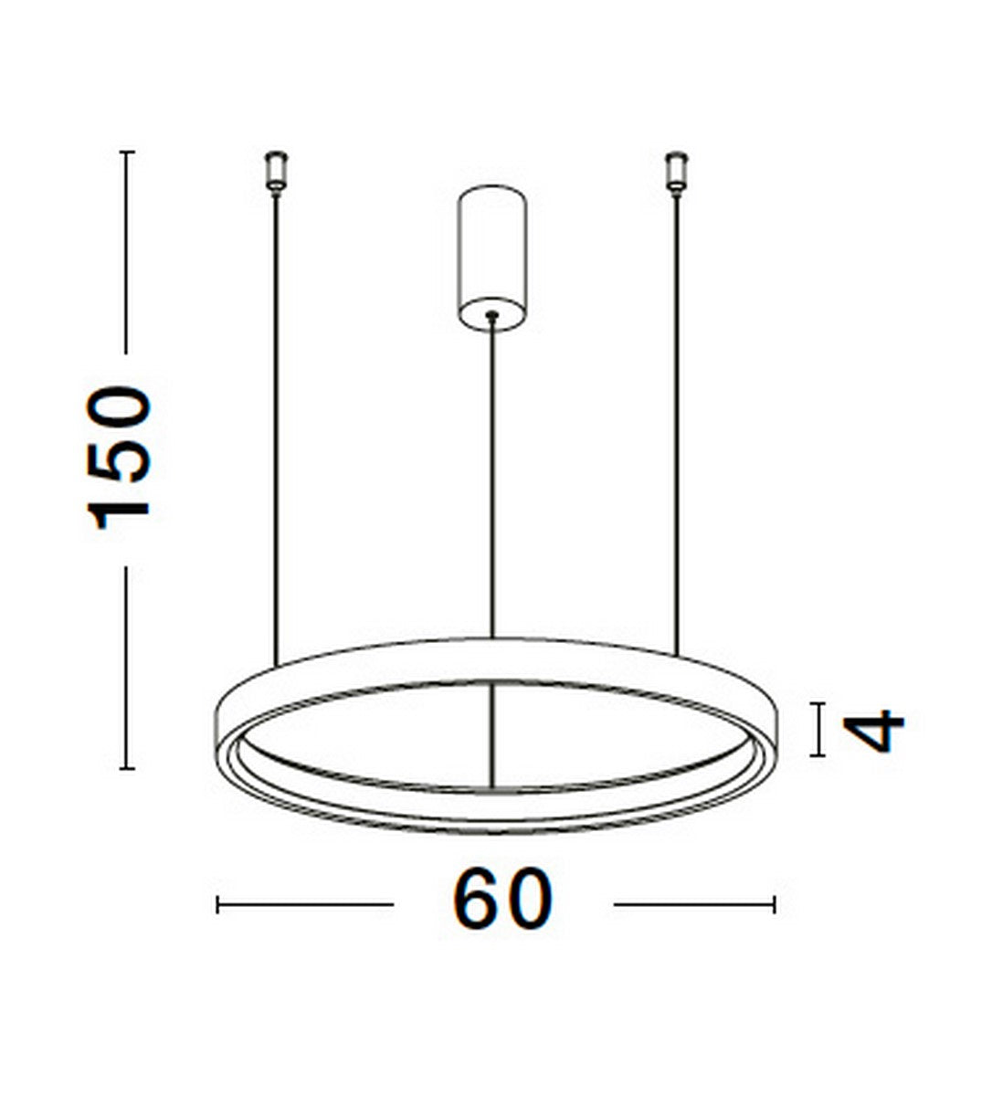 Lampa wisząca Perrine 60 – Nova Luce