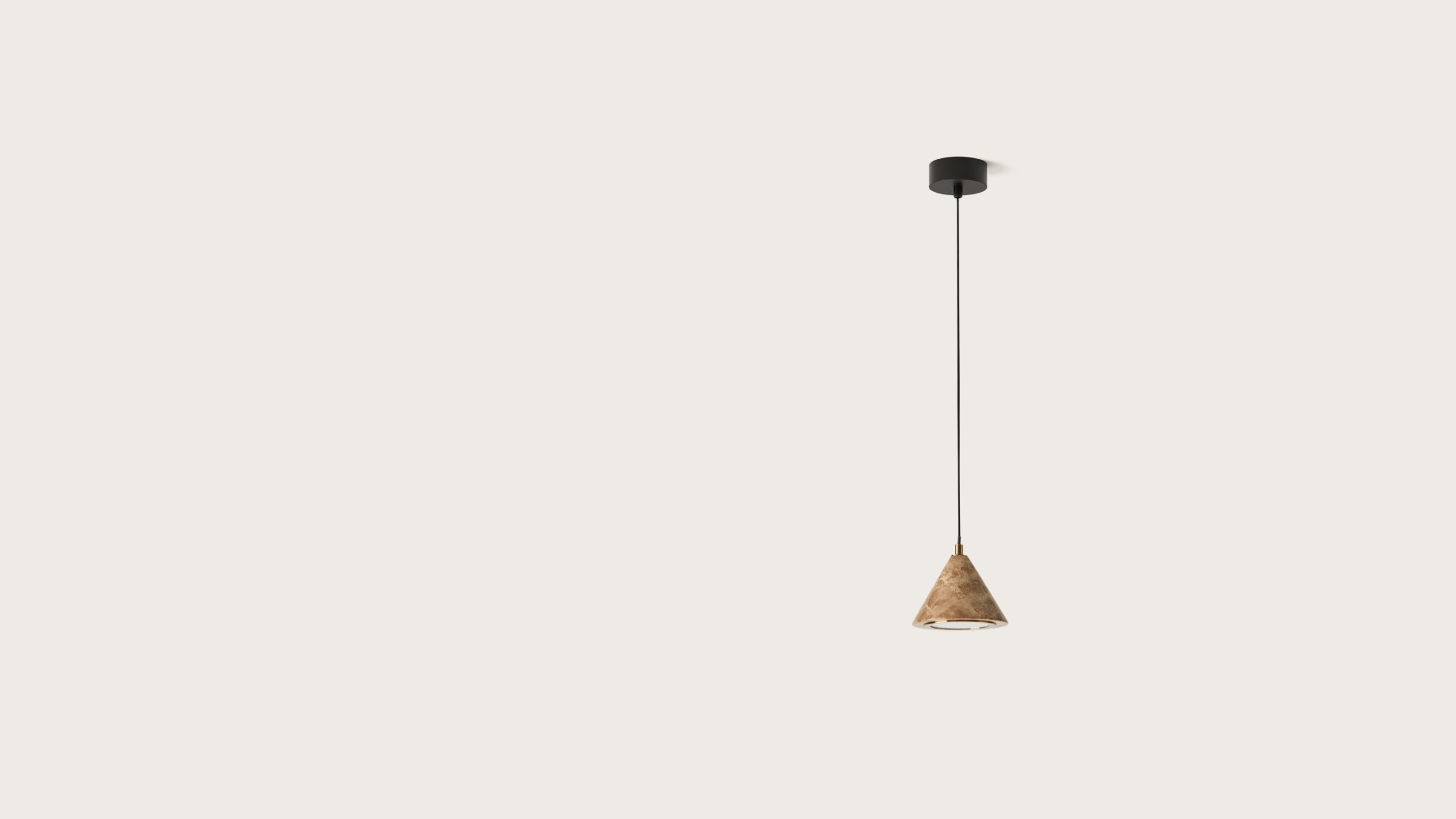 Iconic – lampa wisząca marmurowa LED