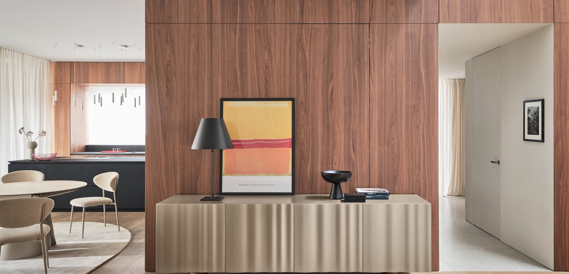 Komoda Velo 4-drzwiowa 241 cm Calligaris