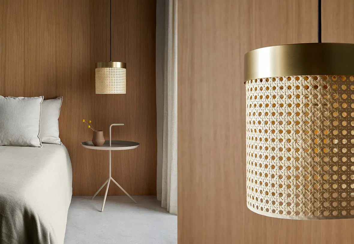 Ptan – lampa wisząca rattanowa