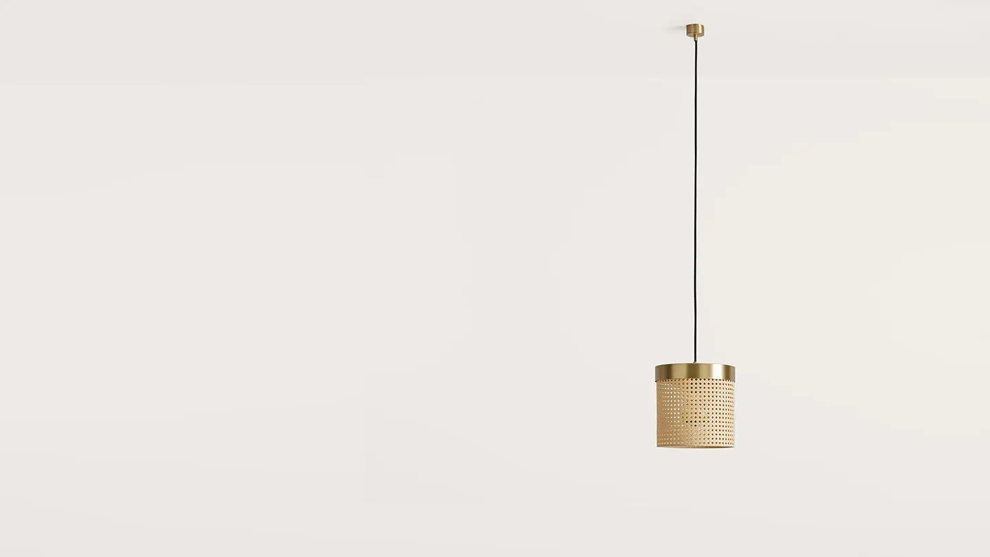 Ptan – lampa wisząca rattanowa