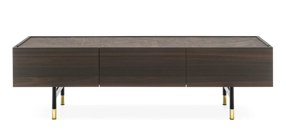 Komoda RTV Horizon 180 cm na cylindrycznej podstawie Calligaris