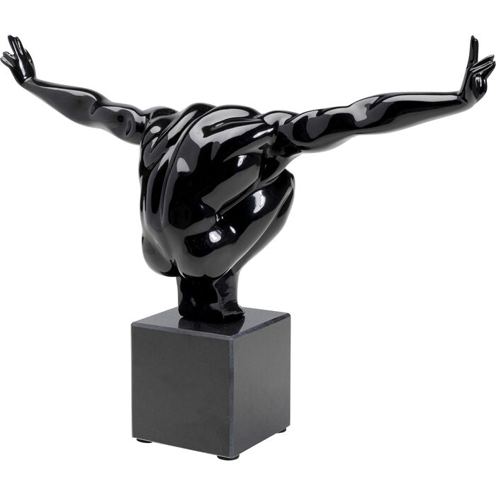 Athlet – dekoracyjna figurka czarna