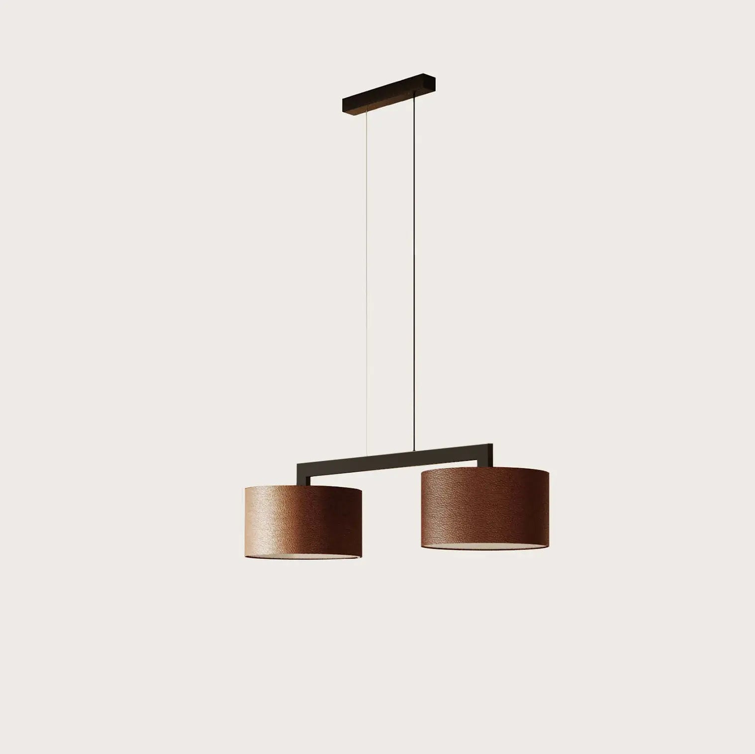 Rems 2 – lampa wisząca skórzana