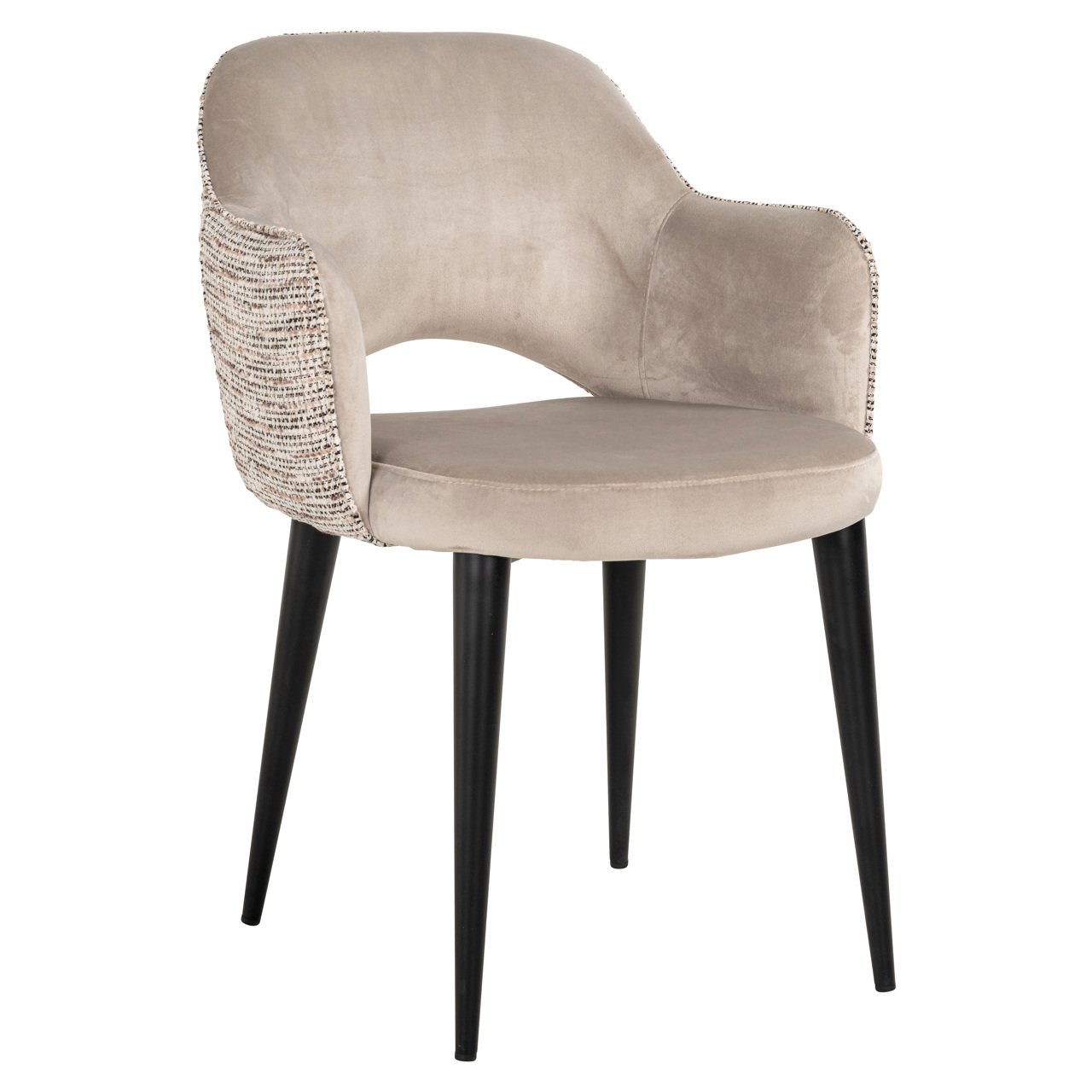 Krzesło Giovanna Trendy Nature Khaki Velvet
