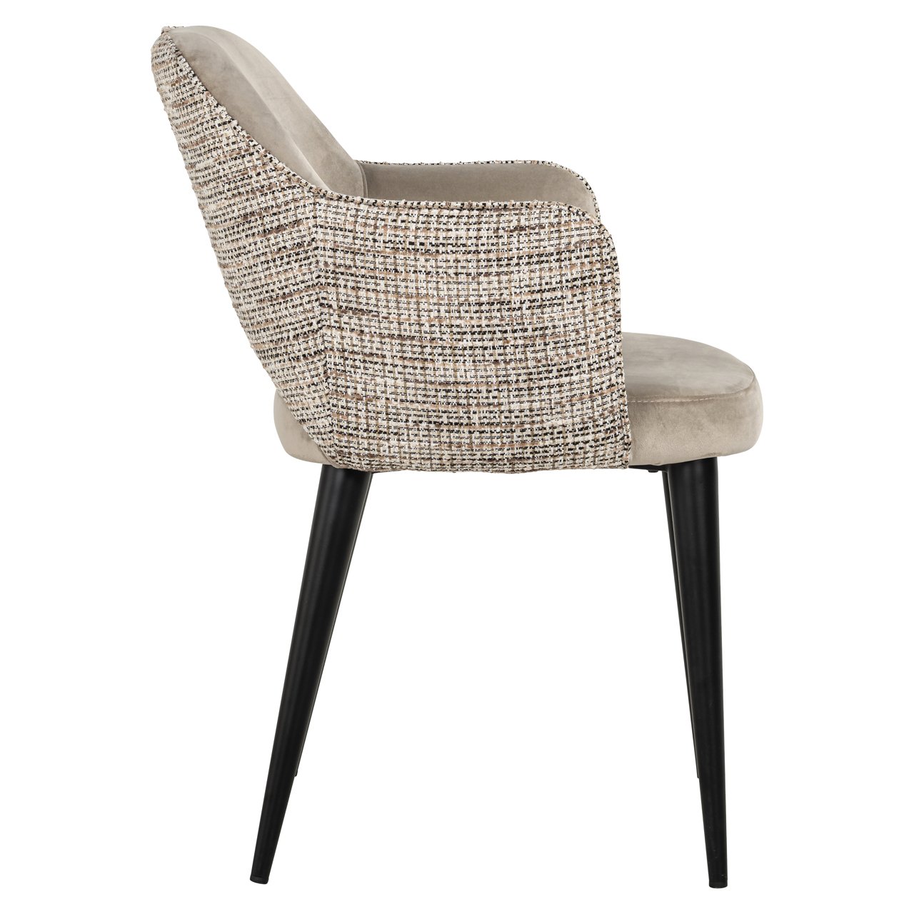 Krzesło Giovanna Trendy Nature Khaki Velvet