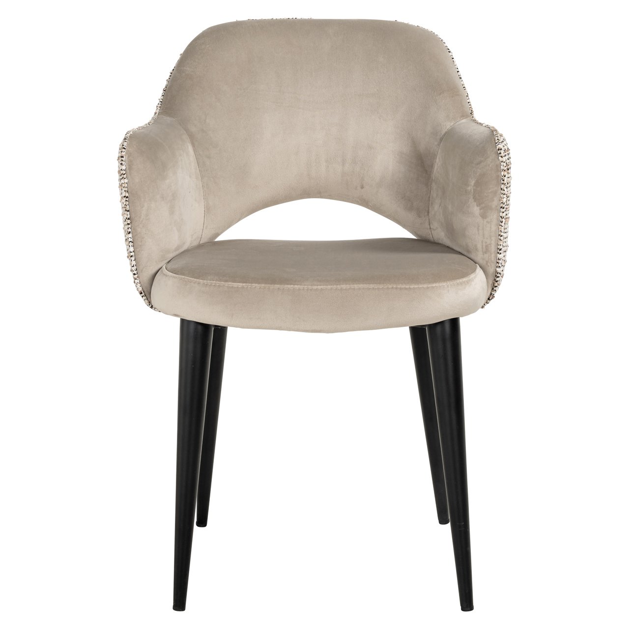 Krzesło Giovanna Trendy Nature Khaki Velvet