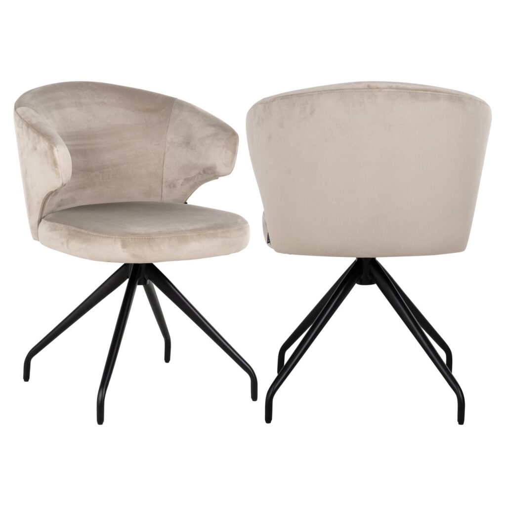 Krzesło Milly Khaki Velvet