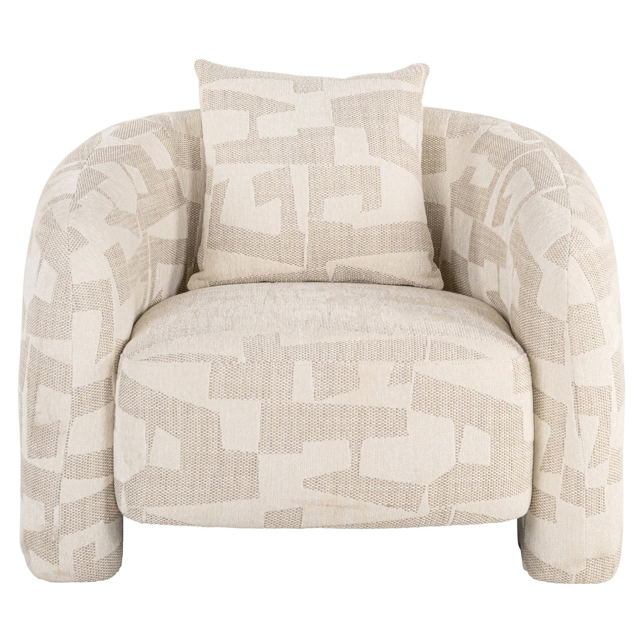 Fotel wypoczynkowy Tuscany Beige Graffic – Richmond Interiors