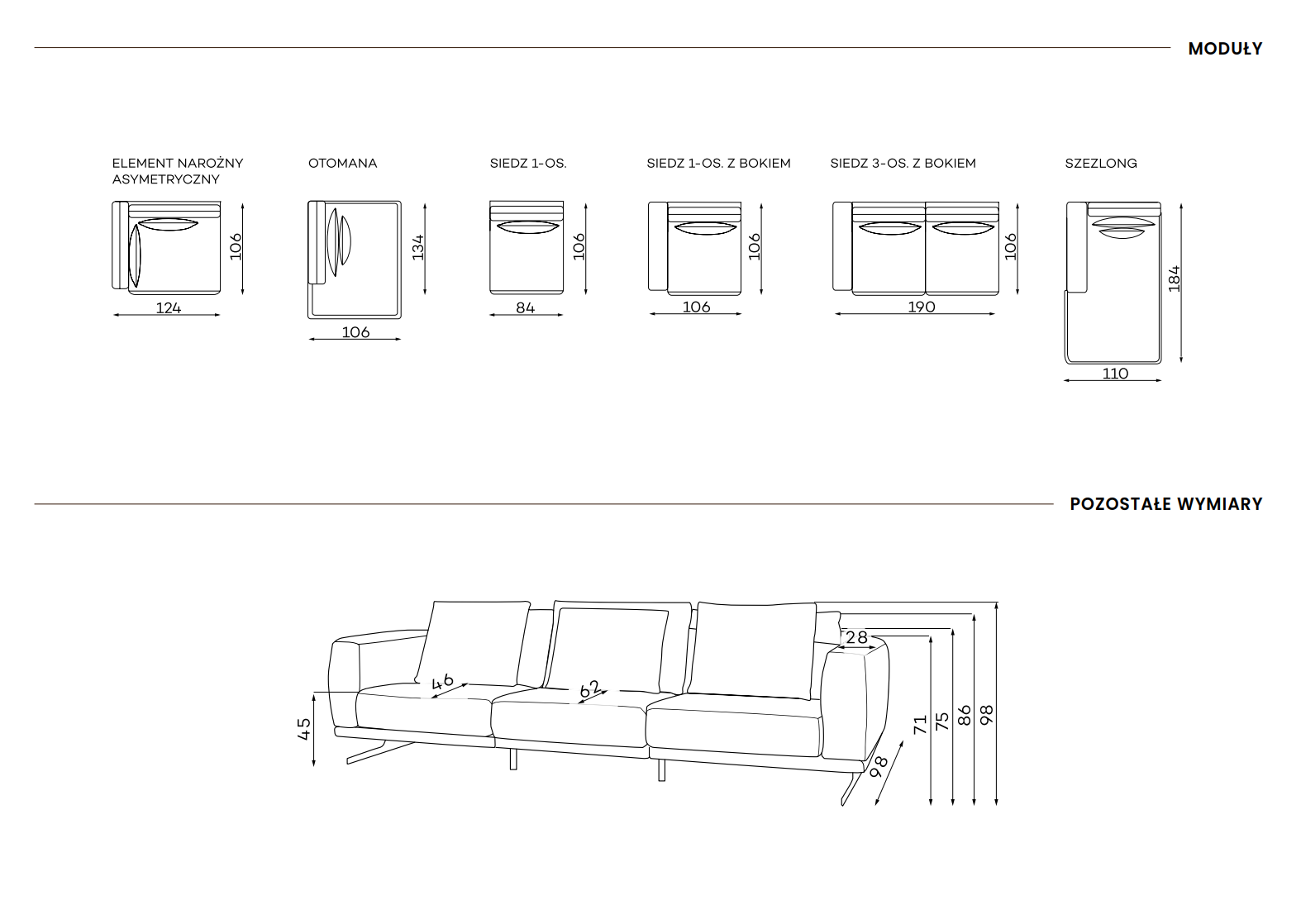 Salerno – sofa