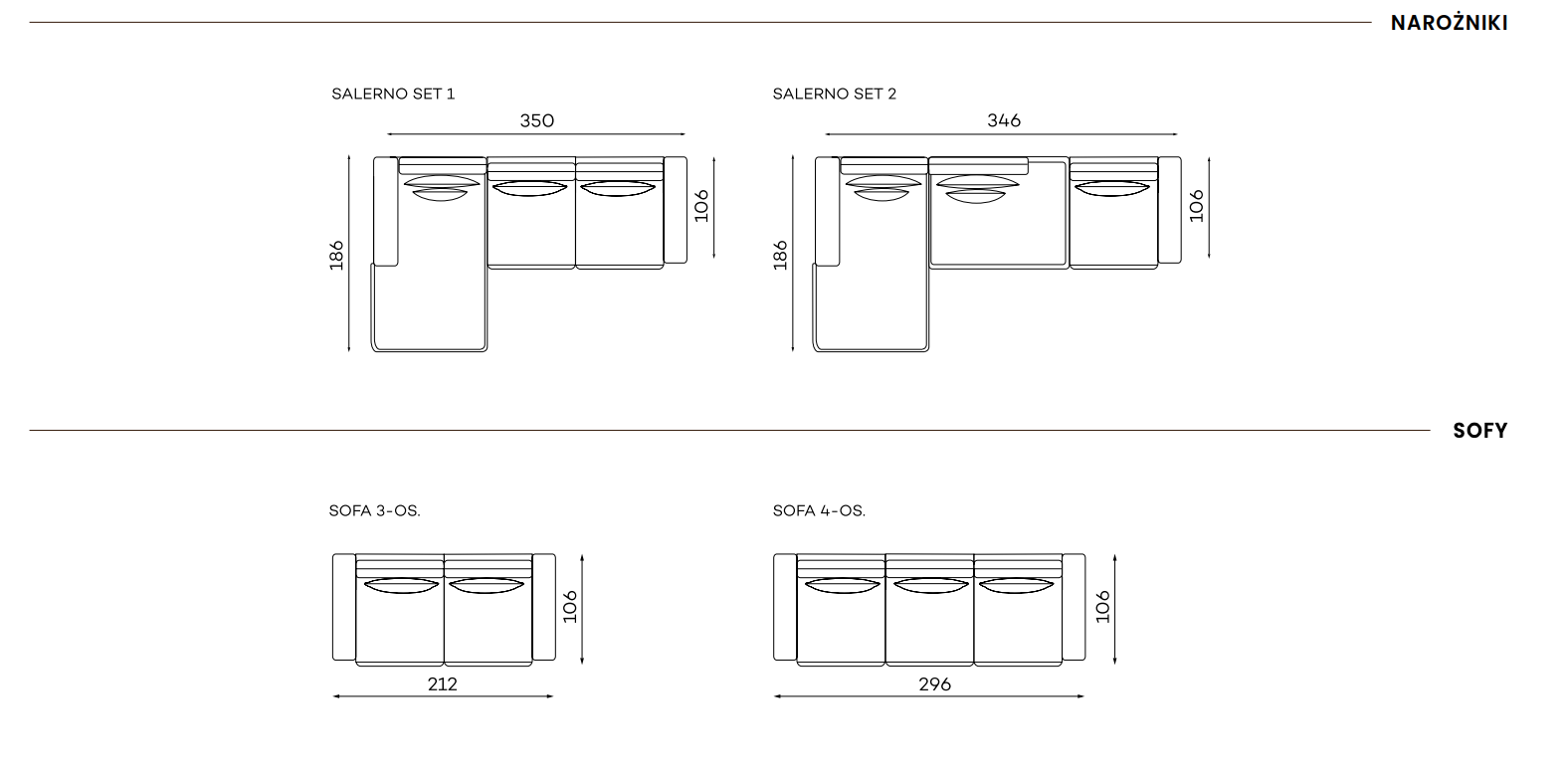 Salerno – sofa