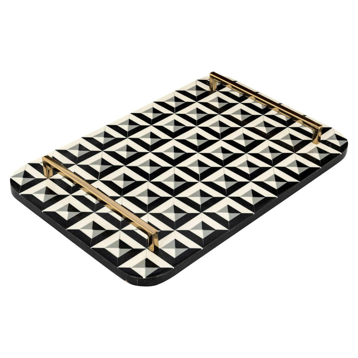 Birte czarno-biały Tray