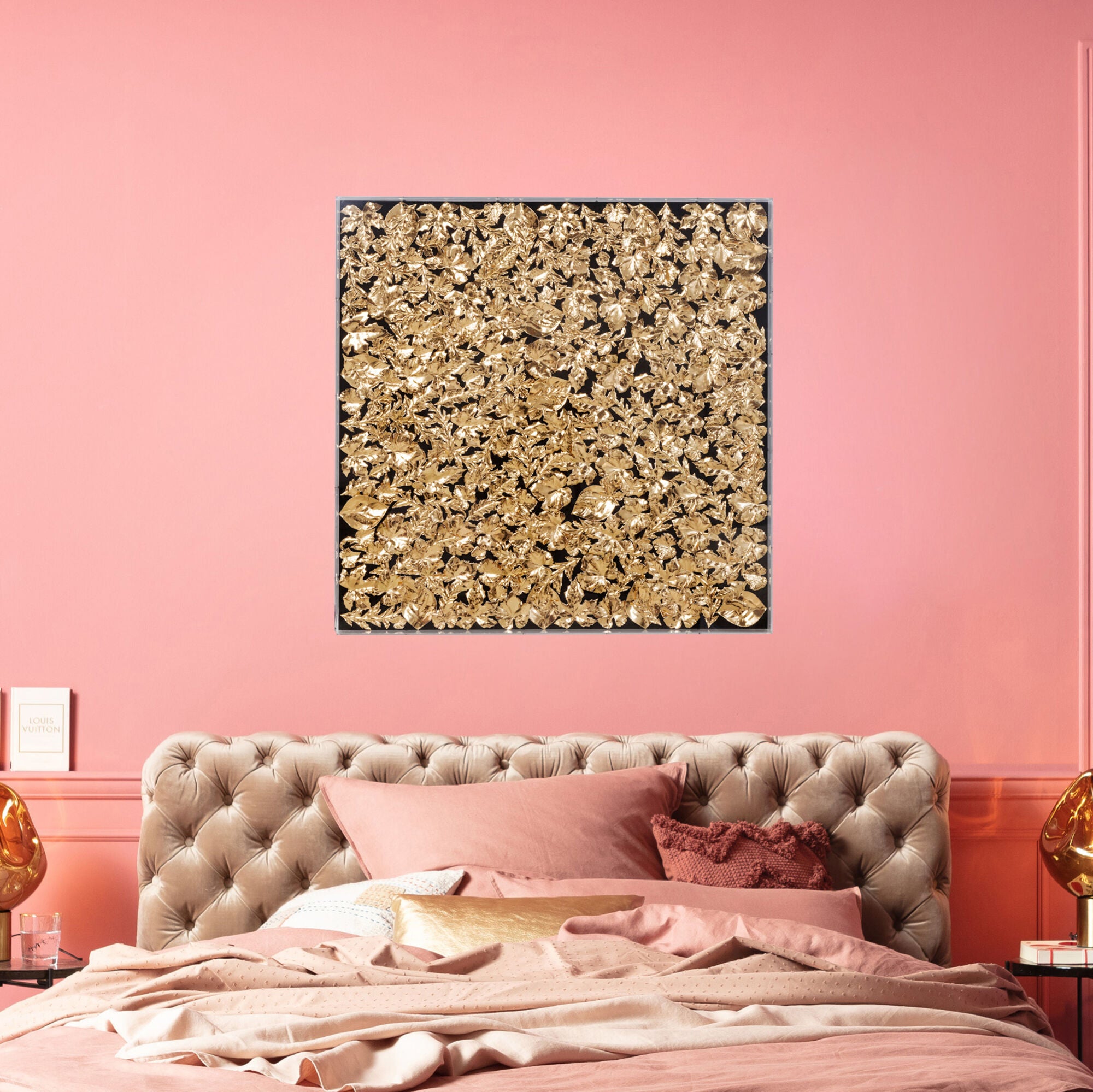 Dekoracja ścienna Gold Leaf