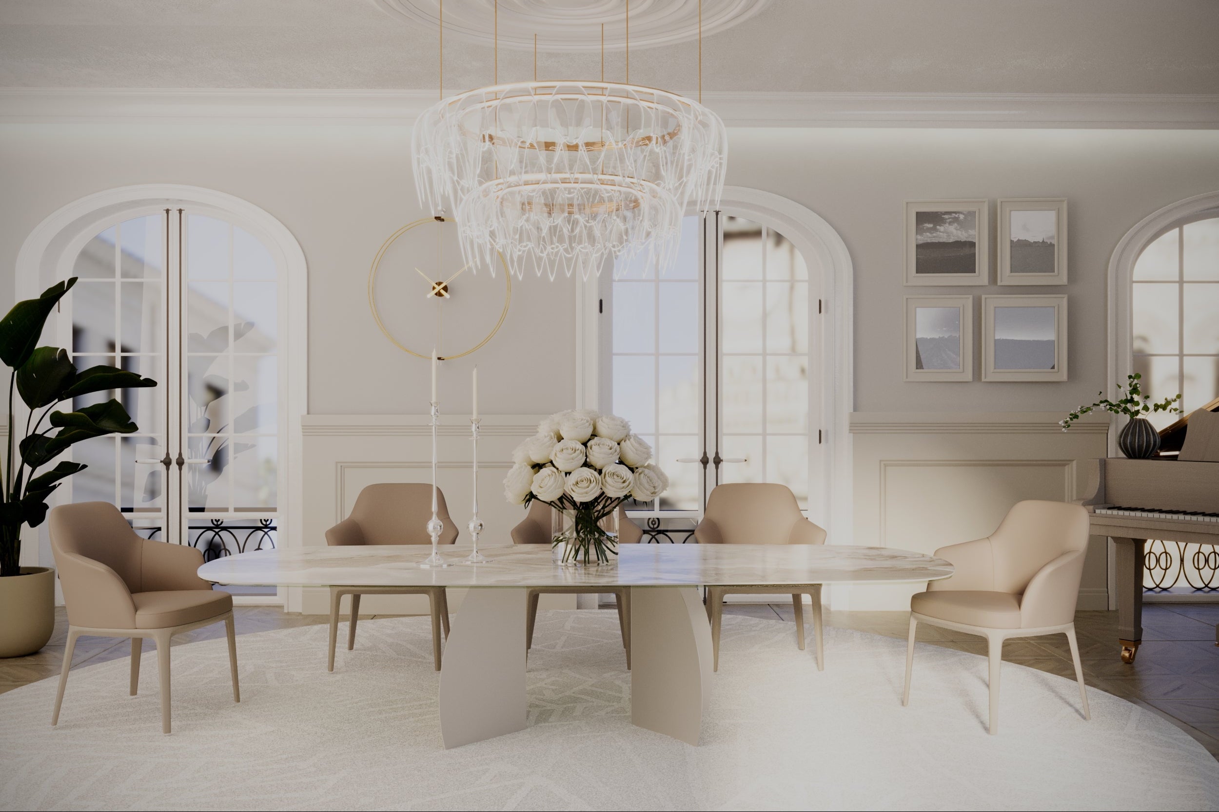 DONATELLA CERAMIC elegancki stół spiekowy do ekskluzywnych wnętrz