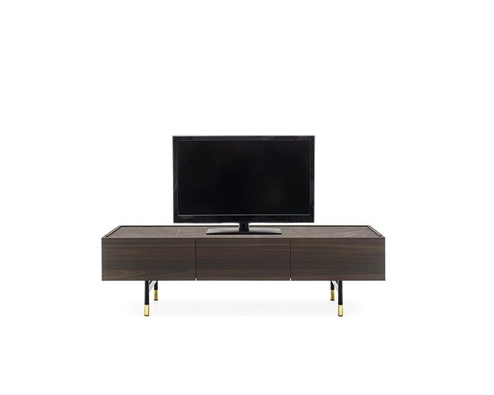 Komoda RTV Horizon 180 cm na prostokątnej podstawie Calligaris