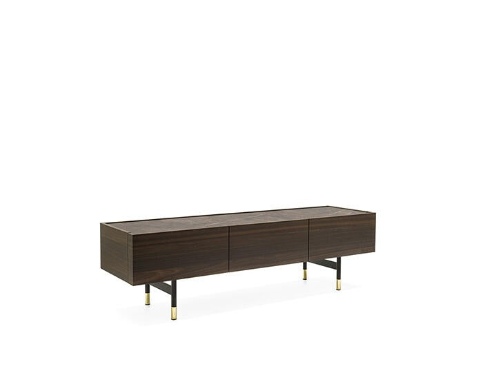 Komoda RTV Horizon 180 cm na prostokątnej podstawie Calligaris