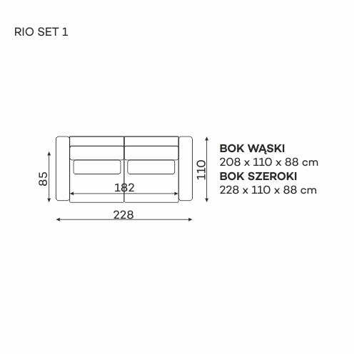 Rio – sofa i narożnik modułowy – zdjęcie 10