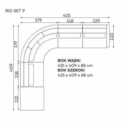 Rio – sofa i narożnik modułowy – zdjęcie 18