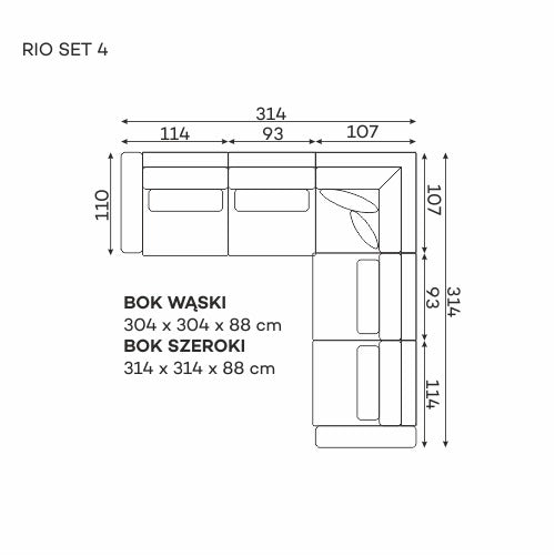 Rio – sofa i narożnik modułowy – zdjęcie 13