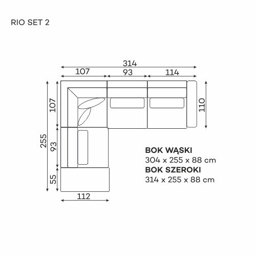 Rio – sofa i narożnik modułowy – zdjęcie 11