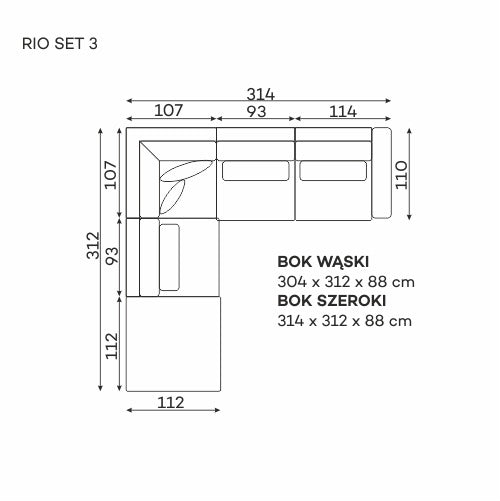 Rio – sofa i narożnik modułowy – zdjęcie 12