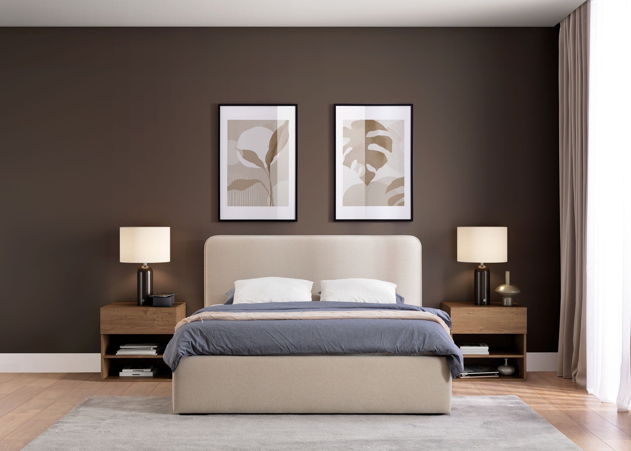 Łóżko tapicerowane Werona Flat – Azardi