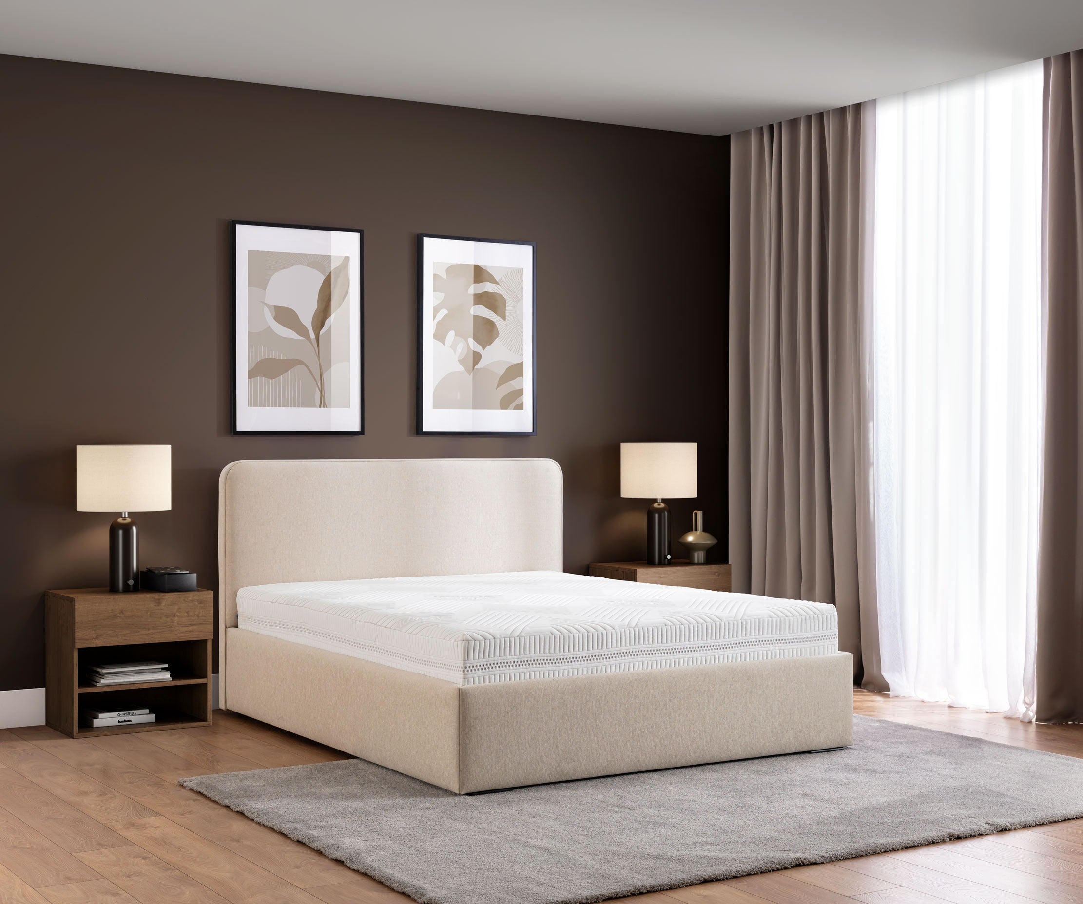 Łóżko tapicerowane Werona Flat – Azardi