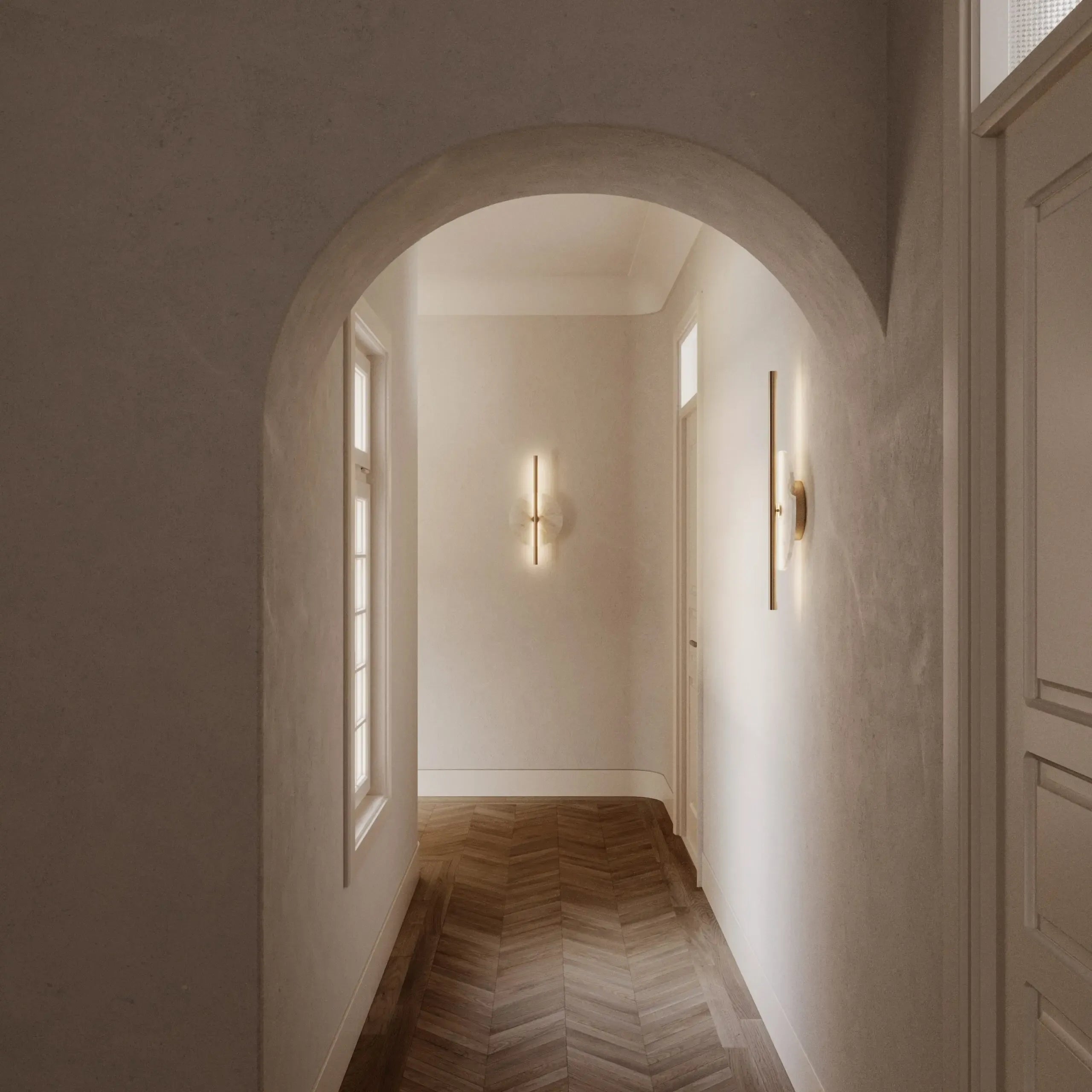 Point – kinkiet alabastrowy LED