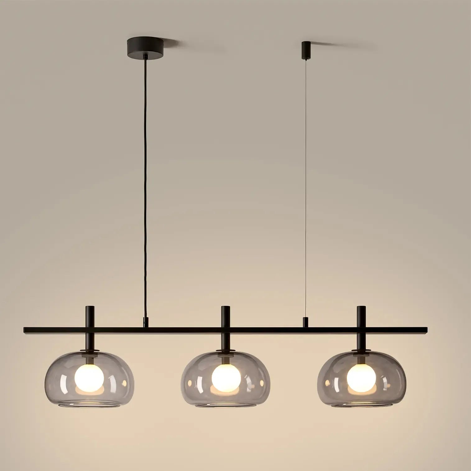 Cloud 3 – lampa wisząca szklana
