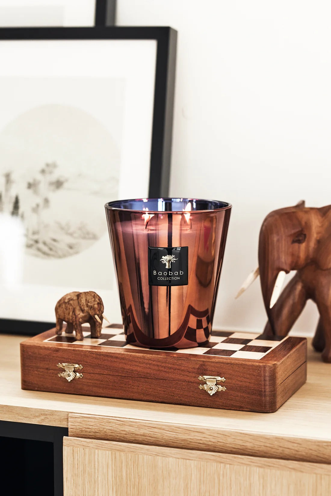 Świeca zapachowa Les Exclusives Cyprium – Baobab Collection