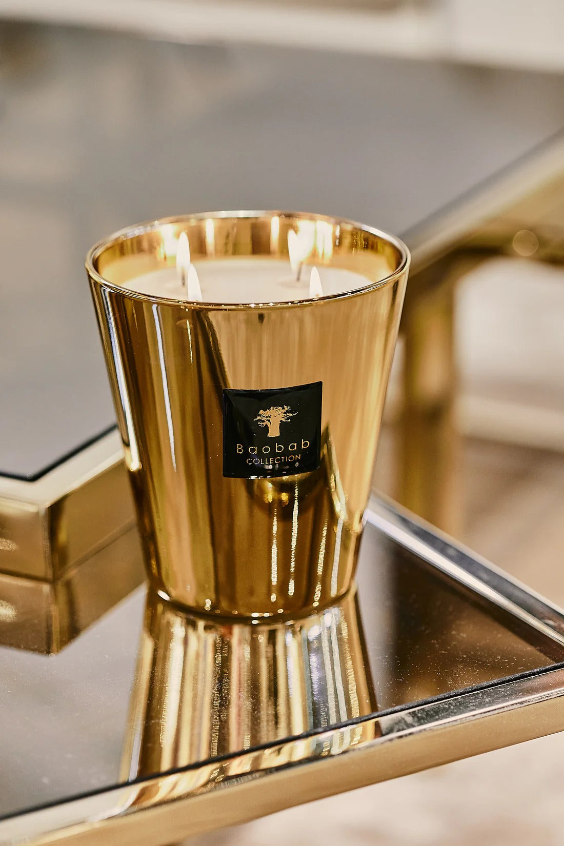 Świeca zapachowa Les Exclusives Aurum – Baobab Collection