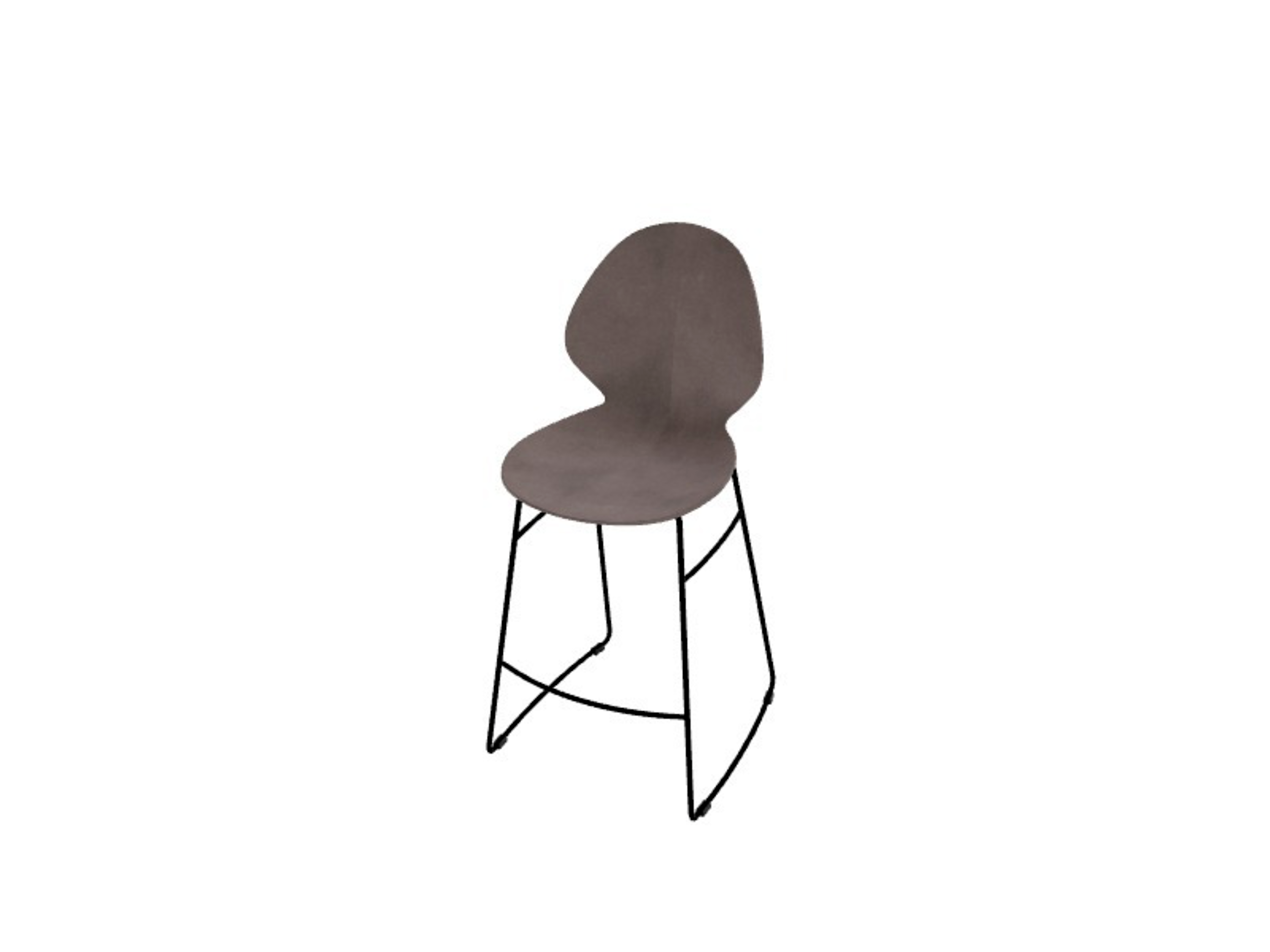 Hoker Basil na płozach 66,5 cm Calligaris
